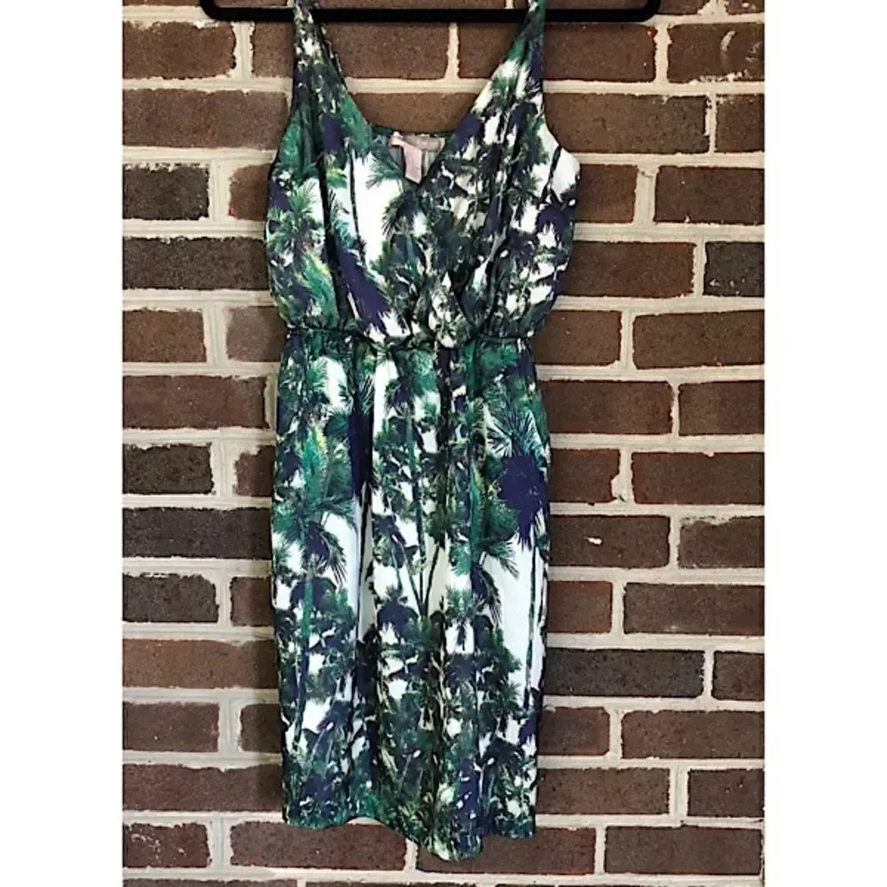Forever 21 Palm Tree Dress Size Small - Picture 2 of 8